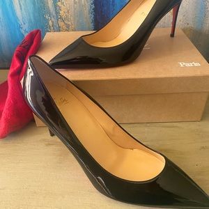 Christian Louboutin Kate 85 mm Black Patent